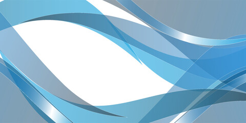 abstract white background with gradient color and artistic blue dynamic line decoration. eps 10