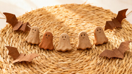 DIY Eco-Friendly Halloween 2025: Handmade Clay Ghost Garlands & Paper Bats with Natural Materials
