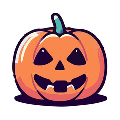 Halloween pumpkin illustration design
