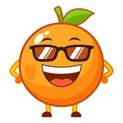 Funny Orange Character