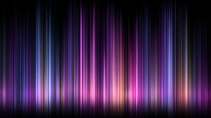 Fototapeta premium Vibrant black, purple, pink, and yellow gradient with dynamic arc light effect, neon glow, and high-contrast mesh blending for a striking abstract background.
