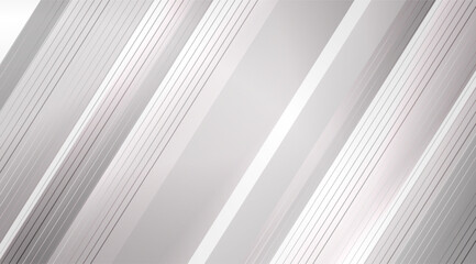 Obraz premium Abstract light gray background featuring diagonal stripes and lines creates a modern, clean design with smooth gradients, perfect for contemporary visual projects and creative applications