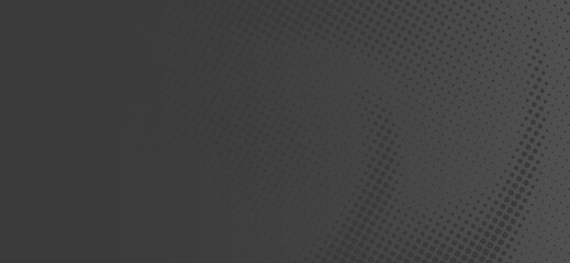 A seamless grayscale halftone pattern creates an elegant background with fading gradient shades, perfect for digital media, graphic design, and modern artistic endeavors