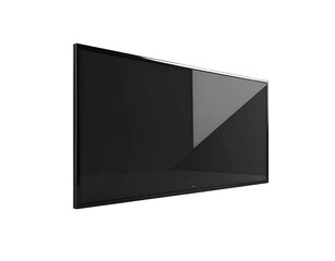 Sleek Modern Wall-Mounted Screen – PNG Isolated