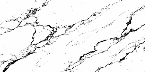 Obraz premium Elegant white marble texture with bold black veins, smooth polished surface, natural stone background perfect for interior design, architecture, and luxury branding visuals, high-resolution detail.