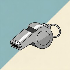 Flat vector illustration of a field hockey stick, representing the fundamental equipment for the popular sport