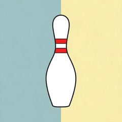 Minimalist Cartoon Dumbbell Illustration for Fitness and Workout Designs - Simple Vector Graphic for Health Concepts