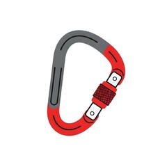 Circular Red Gym Weight Plate Icon Symbolizing Strength Training and Fitness Goals
