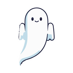 Halloween ghost illustration design