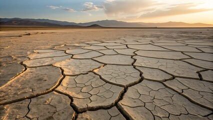 Geometric Honeycomb Patterns in Cracked Dry Earth