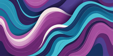 Abstract colorful wave pattern vector illustration background texture design