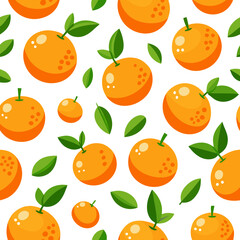 Orange Seamless Pattern