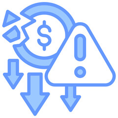 Financial Crisis Icon