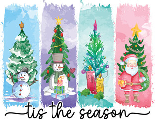Christmas T-shirt Design, 'Tis the season 
