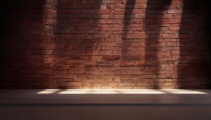 Minimalist Interior With Dominant Brick Wall And Natural Light