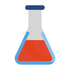 Vector of Beaker on white background