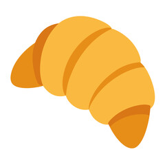 vector of croissant on white background