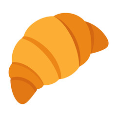vector of croissant on white background