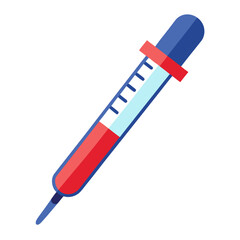 Vector of Pipette on white background