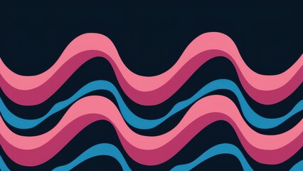 Stylish retro wavy pattern with pink and blue hues creates a dynamic and modern backdrop, perfect for adding a vibrant touch to your creative projects now