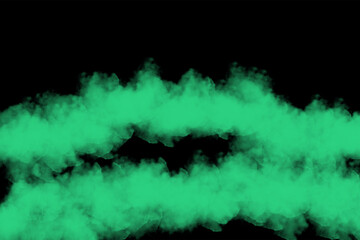 Green Fog Smoke With Black Abstract Background – Texture for Design and Backdrops.