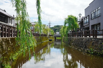 Obraz premium Historic Old Town area, Sawara in Chiba, Japan - 日本 千葉県 佐原の街並み