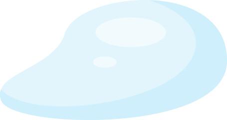 Illustration of a Light Blue Blob