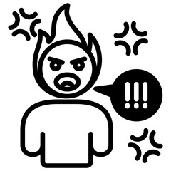 Angry Icon