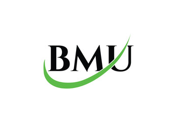 BMU Letter Modern  Monogram Logo | Minimal Initials Icon Design.