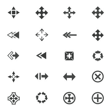 fl&egrave;che, Bullet List for PowerPoint Presentation, Bullet point collection, arrows set vector illustration. Bullet points arrow collection. Vector illustration. Bullet point collection for presentation