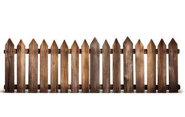 charmingly weathered wooden fence stretches, showcasing a diverse collection of wooden posts that exude a sense of rustic elegance.