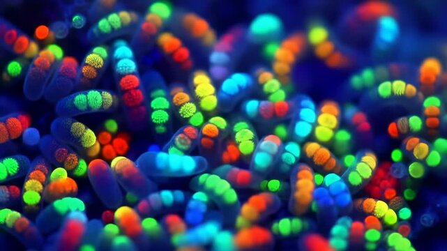 Microscopic World Colorful Bioluminescence in the Deep