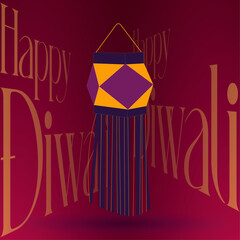 Diwali Lanterns Vector, Kandil
