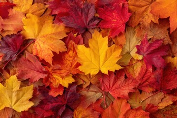 Colorful autumn leaves