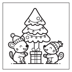 cute candle with holly bold & easy cute christmas coloring page, Whimsical Gingerbread House Coloring Pages for Kids & Adults, Christmas Coloring Pages, bold & easy cozy winter coloring book pages,
