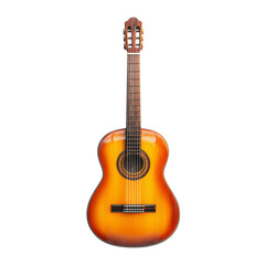 Fototapeta premium Modern Classical acoustic guitar isolated on transparent background, Clipart png