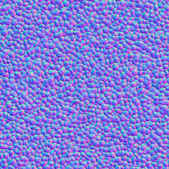 Normal map for gravel (Perfect seamless pattern)