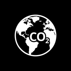 Global Carbon Dioxide Emissions and Climate Change Concept.