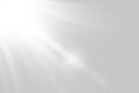 Bright sunlight rays shining down from above creating a dramatic light effect