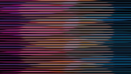 Obraz premium Colorful abstract horizontal lines pattern, vibrant, artistic seamless