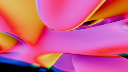 Colorful abstract fluid shapes vibrant, design, modern seamless