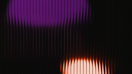 Abstract light patterns with stripes colorful, purple, orange