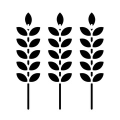 wheat glyph icon