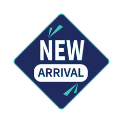 Minimal Style New Arrival Label Illustration
