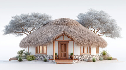 Minimal Tropical Eco Hut