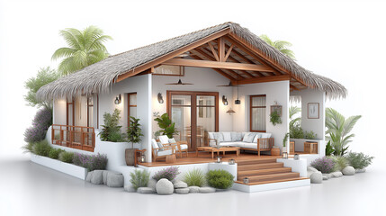 Luxury Tropical Round Hut