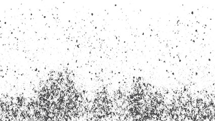 Grainy dust distressed grunge texture background with halftone style vector design. Abstract dust and debris texture with distressed grainy overlay for vintage effect. 