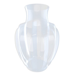 Elegant Transparent Glass Vase Featuring Smooth Modern Design and Refined Craftsmanship