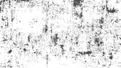 Distressed black and white grunge backdrop with urban cracked texture vector. Scratched grunge urban background with dust overlay and vintage distressed texture. 