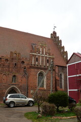 Church Of St. George The Victorious, formerly Friedland Church, founded in 1313. Pravdinsk, formerly Friedland, Kaliningrad region, Russia